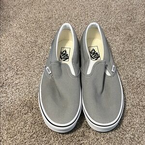 Vans Classic Gray Slip-On Shoes